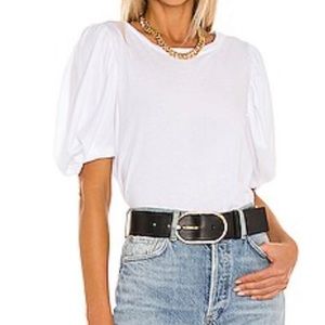 Saddler Puff Sleeve Tee